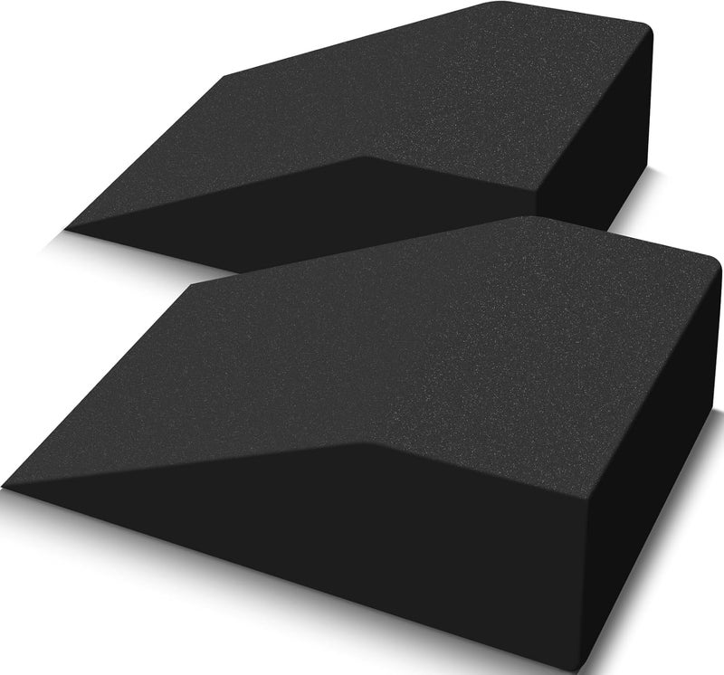 Greatshoot 2 Pack Squat Wedge, Supportive Foot Wrist Exercise Wedge for Squat, Yoga, Pushup, Balance, Stretch, Strength, Pilates, Plank, Physical Therapy - EVA Riser Block for Men & Women - Image 1